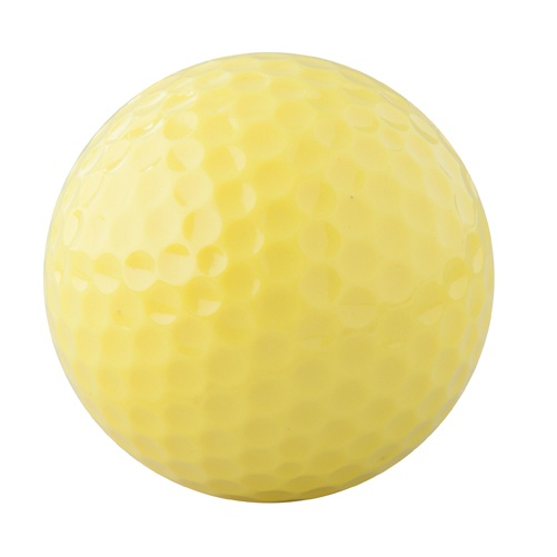Logotrade mainostuote tuotekuva: Golfpallo, keltainen