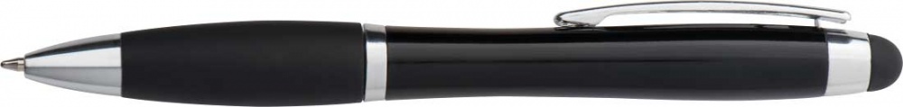 Logotrade liikelahja tuotekuva: Puutetundlik valgustusega pastapliiats LA NUCIA, must