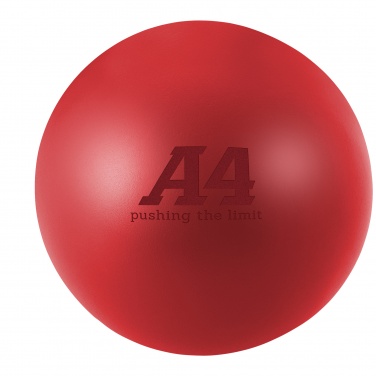Logotrade mainoslahja ja liikelahja kuva: Cool-stressilelu, pyöreä, punainen