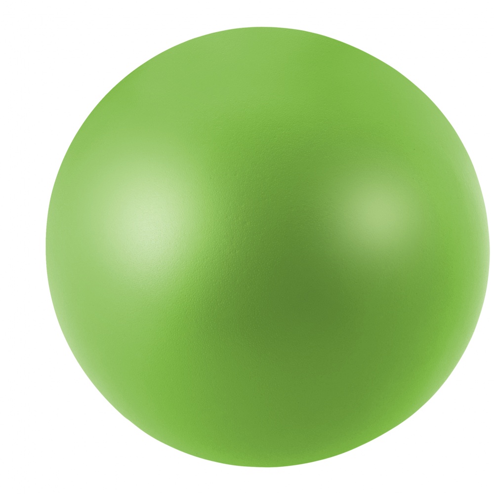 Logo trade mainoslahjat tuotekuva: Cool-stressilelu, pyöreä, vihreä