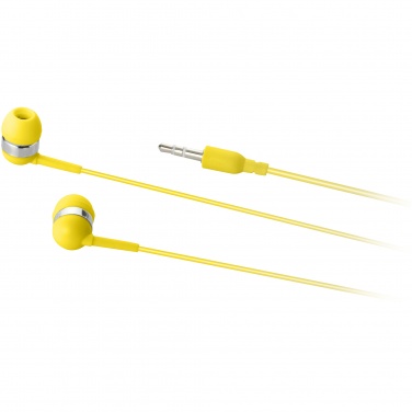 Logo trade liikelahja mainoslahja tuotekuva: Sargas-kuulokkeet, keltainen
