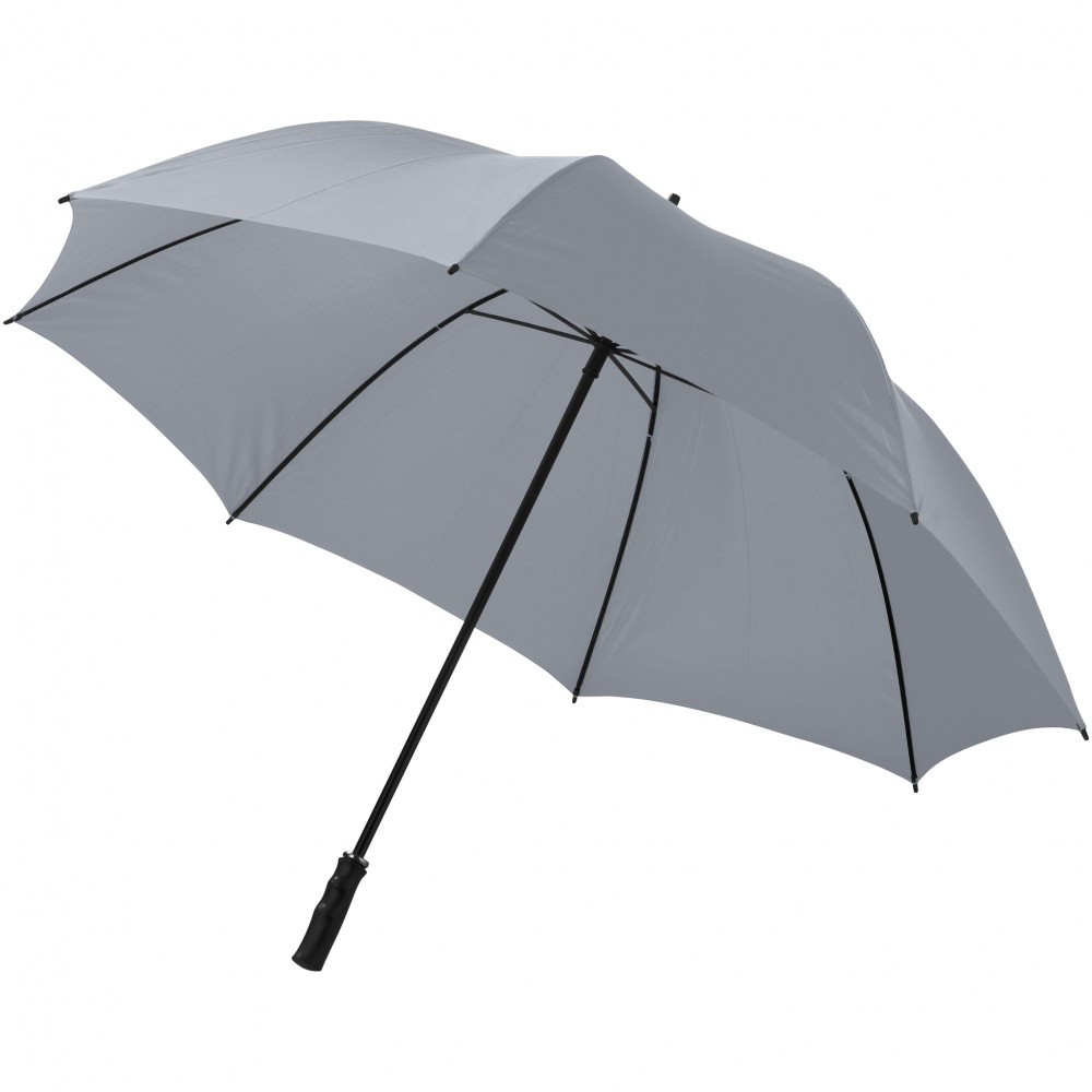 Logo trade mainoslahjat tuotekuva: 30" Zeke golf sateenvarjo, harmaa
