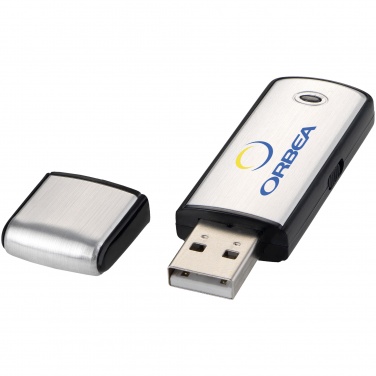 Logotrade mainoslahja ja liikelahja kuva: Neliönmuotoinen USB-tikku, 2 GB