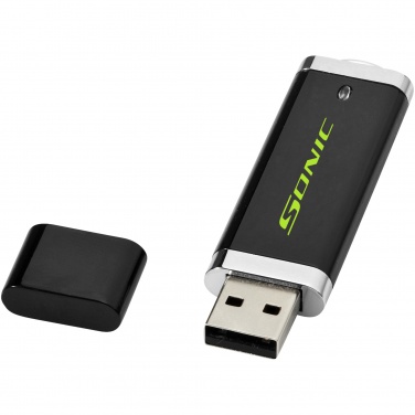 Logo trade mainoslahja kuva: Litteä USB-muistitikku, 4 GB