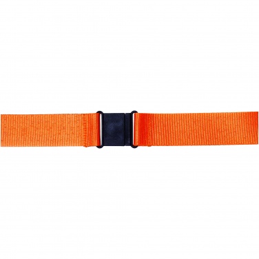 Logotrade liikelahja tuotekuva: Yogi-kaulanauha turva- ja pikalukolla, oranssi