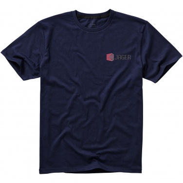 Logo trade liikelahja kuva: Nanaimo T-paita, lyhythihainen, tummansininen