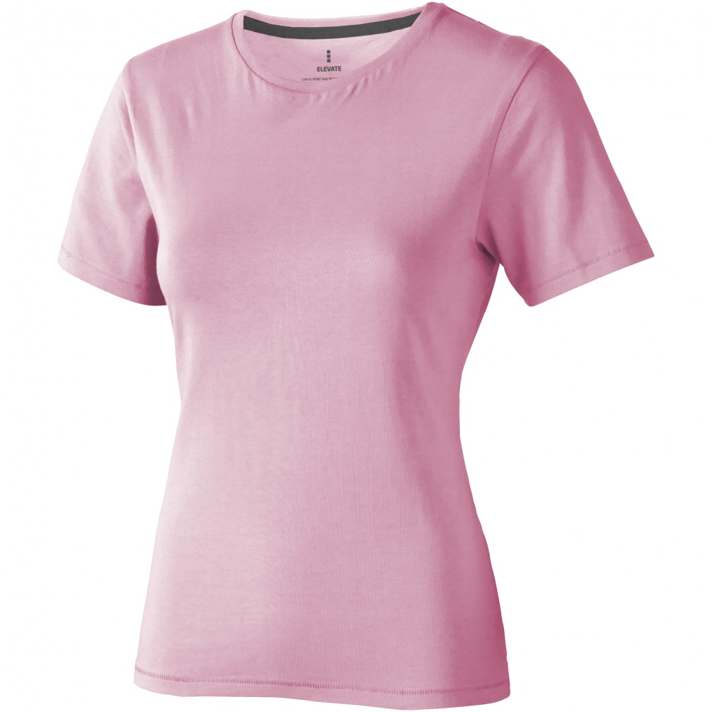 Logo trade liikelahjat tuotekuva: Nanaimo T-paita, lyhythihainen, naisten, vaaleanpunainen