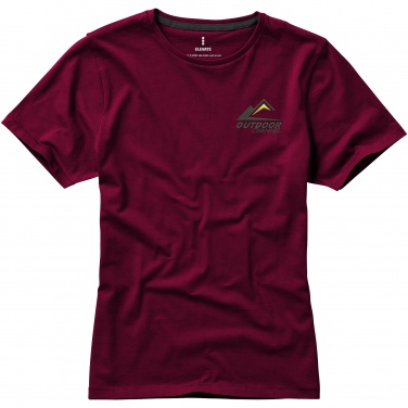 Logo trade mainoslahjat tuotekuva: Nanaimo T-paita, lyhythihainen, naisten, tummanpunainen