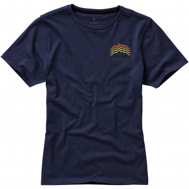 Logo trade mainoslahjat ja liikelahjat kuva: Nanaimo T-paita, lyhythihainen, naisten, tummansininen
