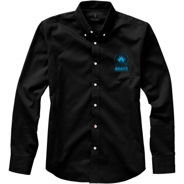 Logo trade mainoslahja ja liikelahja tuotekuva: Vaillant-paita, pitkähihainen, musta