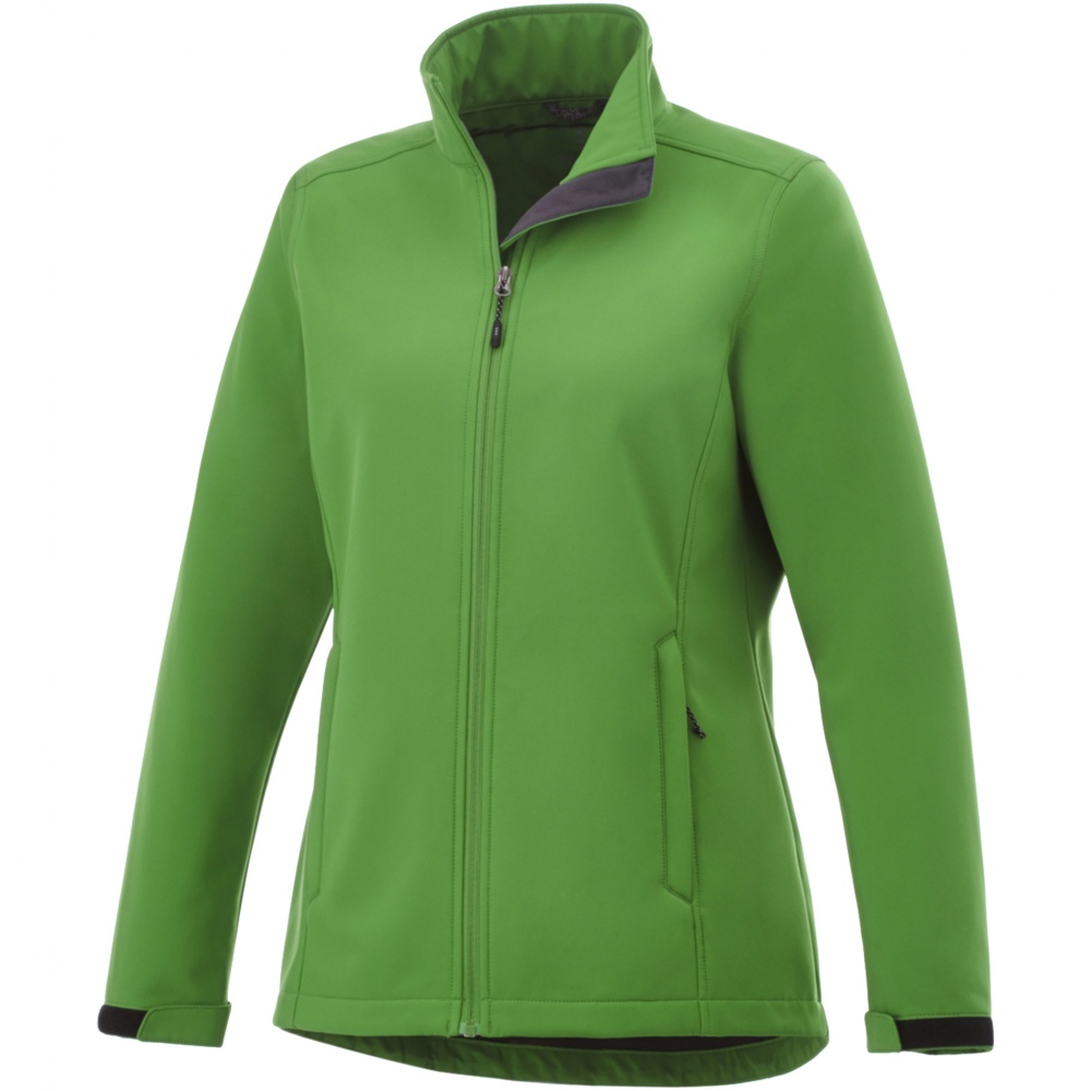 Logo trade mainoslahja kuva: Maxson softshell -takki, naisten, vihreä