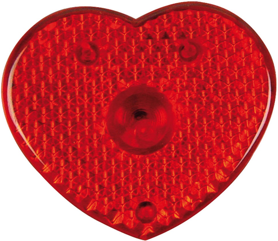 Logotrade mainoslahjat kuva: Südamekujuline helkurtuli, punane