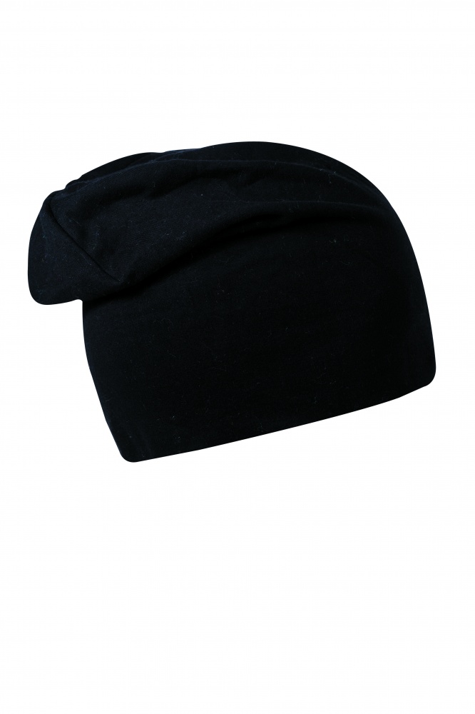 Logo trade mainoslahjat tuotekuva: Long Jersey müts, must