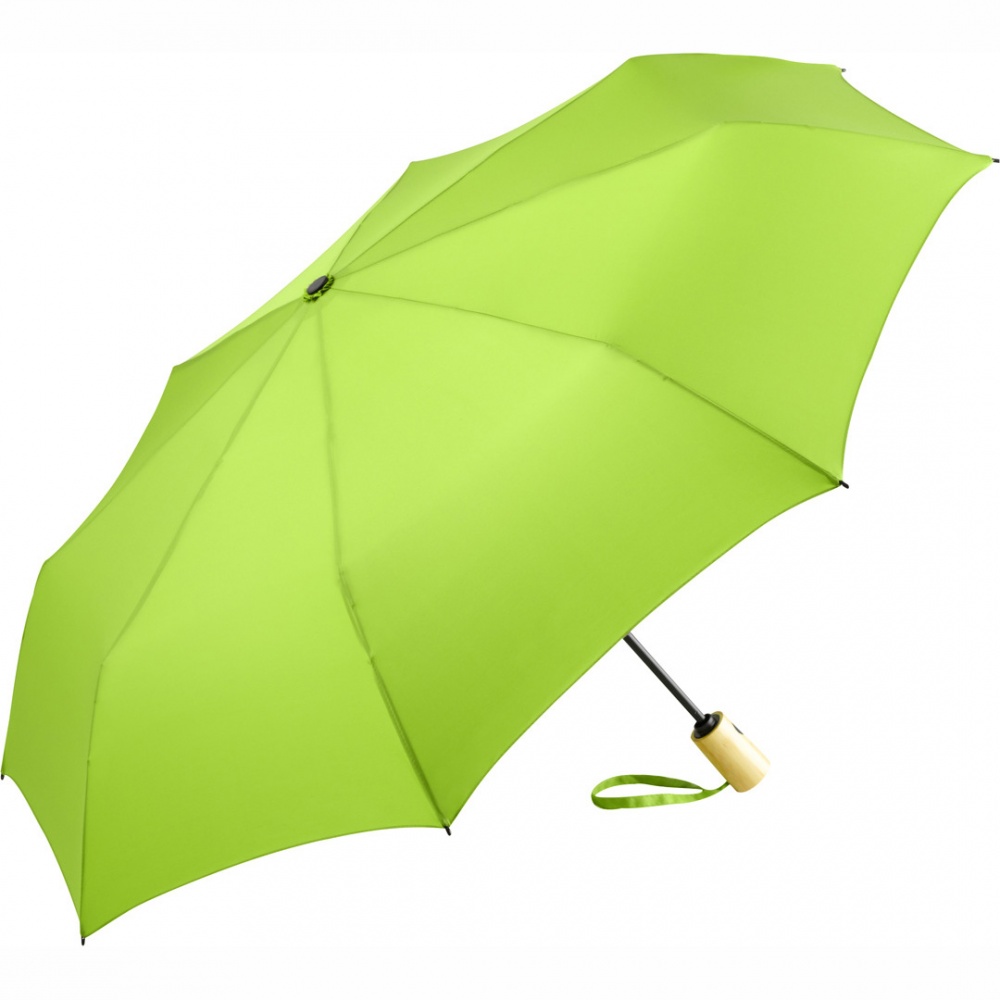 Logo trade mainoslahja kuva: AOC mini vihmavari ÖkoBrella 5429, roheline