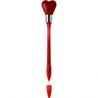 Logo trade liikelahja mainoslahja tuotekuva: Pastakas "heart", punane