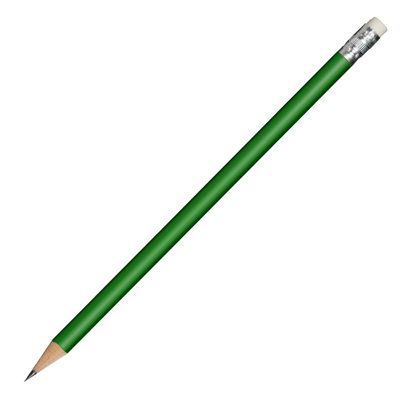 Logotrade mainoslahja ja liikelahja kuva: Harilik pliiats, roheline