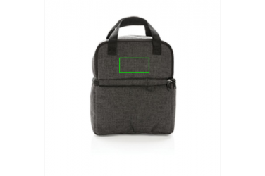 Logo trade liikelahjat tuotekuva: Firmakingitus: Cooler bag with 2 insulated compartments, anthracite