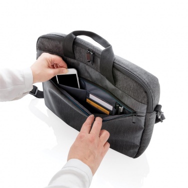 Logotrade liikelahjat mainoslahjat tuotekuva: Firmakingitus: 900D laptop bag PVC free, black
