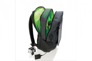 Logotrade liikelahja tuotekuva: Firmakingitus: Swiss Peak eclipse solar backpack, black