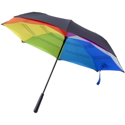 Logotrade mainoslahja tuotekuva: Käännettävä automaattinen sateenvarjo AX, värillinen