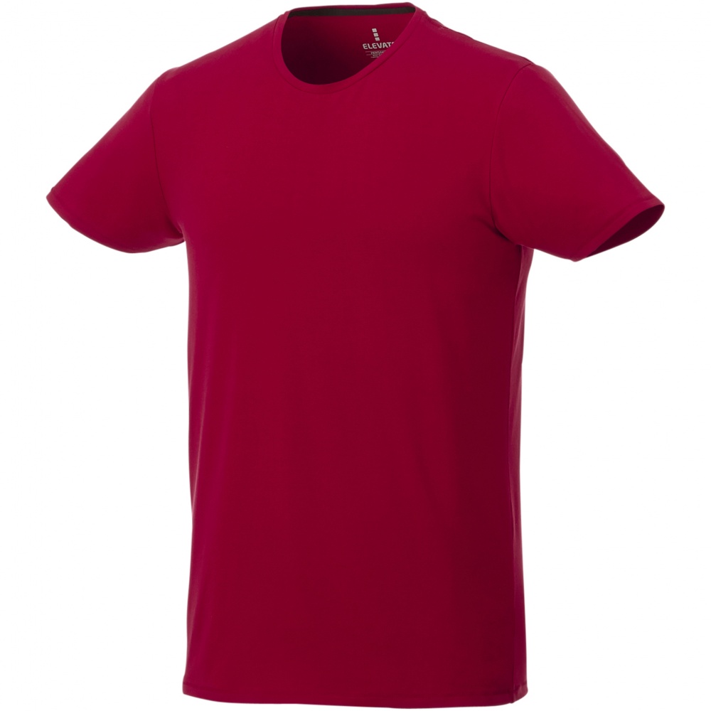 Logotrade mainoslahjat kuva: Balfour-t-paita, lyhythihainen, luonnonmukainen, miesten, punainen