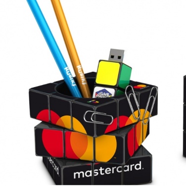 Logotrade mainoslahja tuotekuva: 3D Rubikin kynäteline