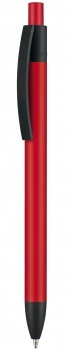 Logo trade mainoslahja kuva: Kynä soft touch Capri, punainen