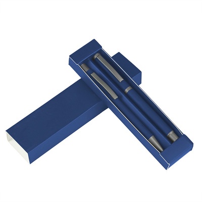 Logotrade liikelahja tuotekuva: Komplekt: pastakas ja tindipliiats, sinine