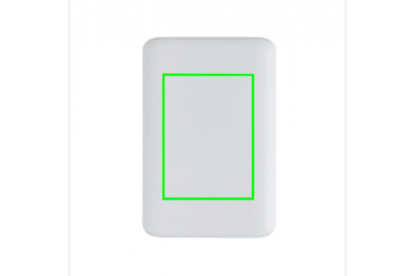 Logotrade mainostuote tuotekuva: Meene: 10.000 mAh pocket powerbank with triple input, white
