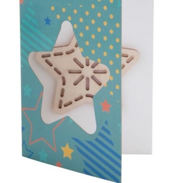 Logotrade mainoslahja tuotekuva: CreaX Christmas card, star
