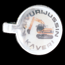Logotrade mainoslahjat kuva: Magnet helkur, ümmargune 111 x 45 mm