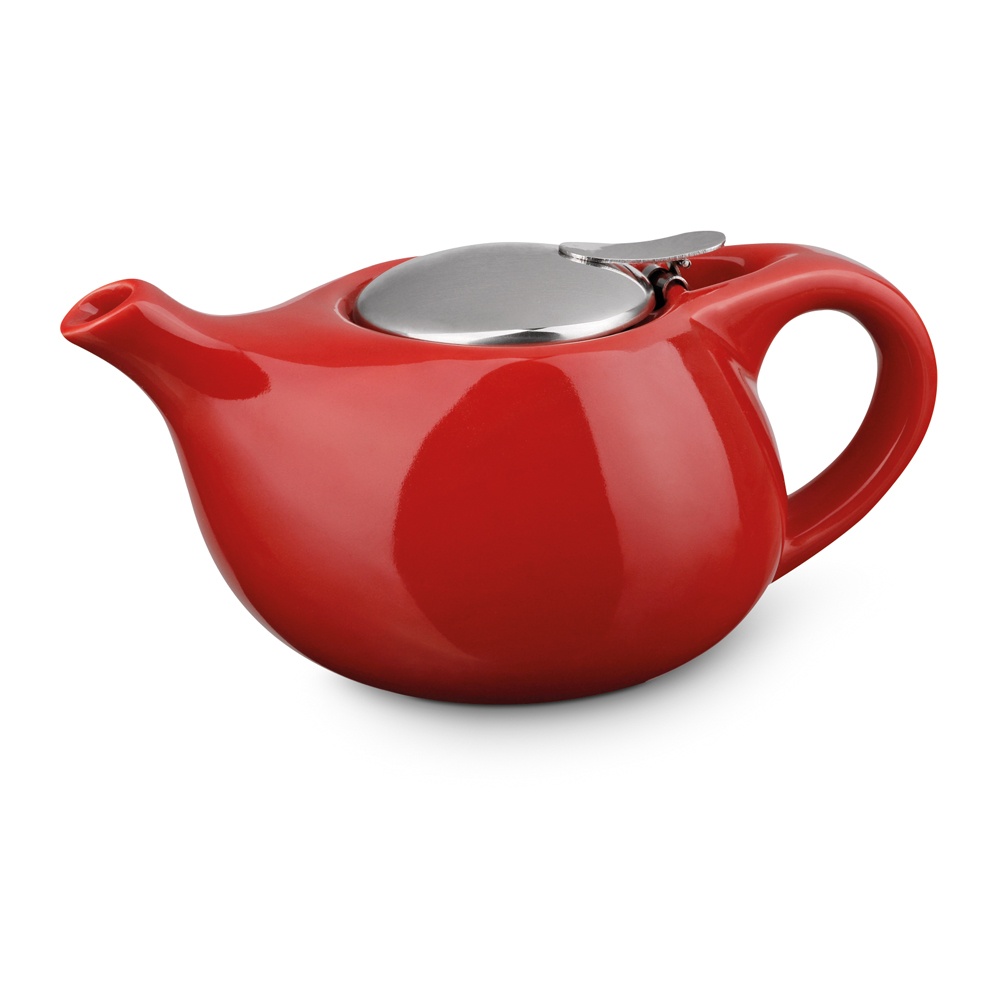 Logo trade mainostuote kuva: Keraamiline teekann, punane
