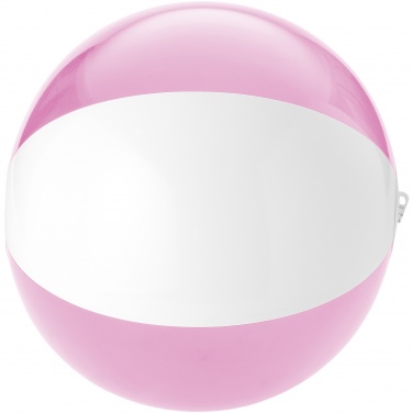 Logo trade mainoslahjat ja liikelahjat kuva: Bondi-rantapallo kiinteä/läpinäkyvä, pinkki