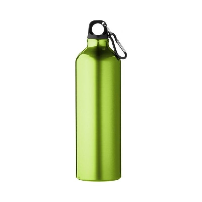 Logotrade liikelahja tuotekuva: Pacific-pullo ja kiinnityskoukku, vaaleanvihreä