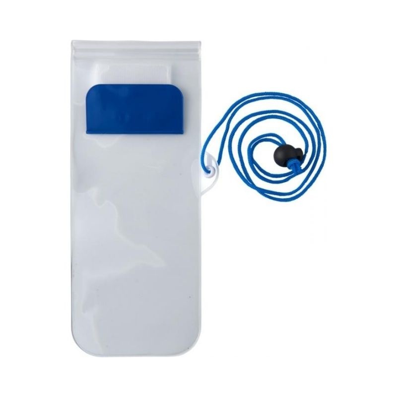 Logo trade liikelahja mainoslahja tuotekuva: Mambo vedenpitävä pussi, sininen