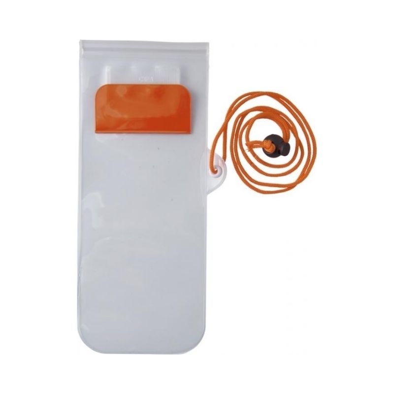 Logo trade mainoslahja ja liikelahja tuotekuva: Mambo vedenpitävä pussi, oranssi