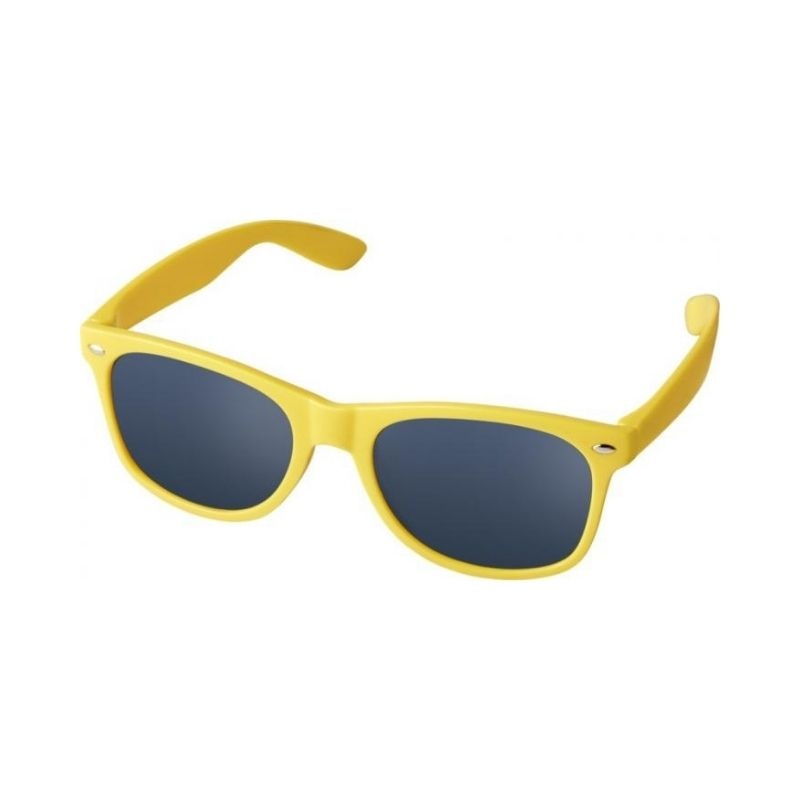 Logo trade liikelahjat tuotekuva: Sun Ray -aurinkolasit lapsille, keltainen