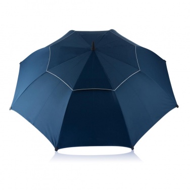 Logo trade mainostuote kuva: Hurricane myrskynkestävä sateenvarjo, tummansininen