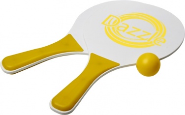 Logo trade mainostuotet tuotekuva: Bounce-rantapelisetti, keltainen