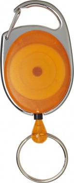 Logo trade mainostuote kuva: Gerlos-rollerclip avaimenperä, oranssinpunainen