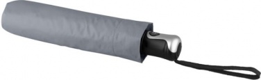 Logotrade mainoslahja tuotekuva: 21.5" Alex 3-osainen automaattinen sateenvarjo, harmaa