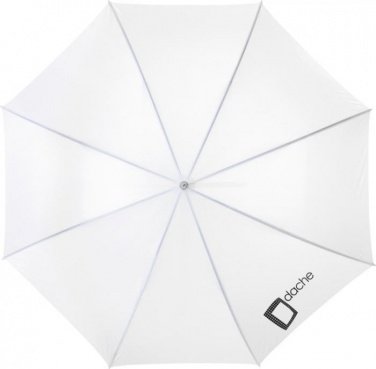 Logotrade mainoslahja ja liikelahja kuva: 30" Karl golf sateenvarjo, valkoinen