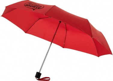 Logotrade mainoslahja tuotekuva: 21,5” Ida-sateenvarjo, taitettava, punainen