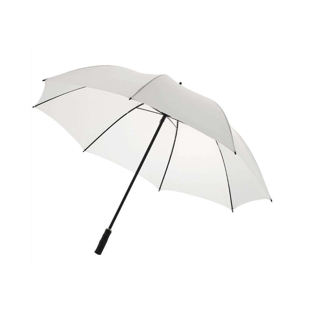 Logo trade mainoslahja ja liikelahja tuotekuva: 30" Zeke golf sateenvarjo, valkoinen