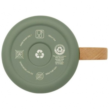 Logotrade mainostuotet kuva: Bjorn 360 ml ruostumattomasta teräksestä valmistettu muki, vihreä