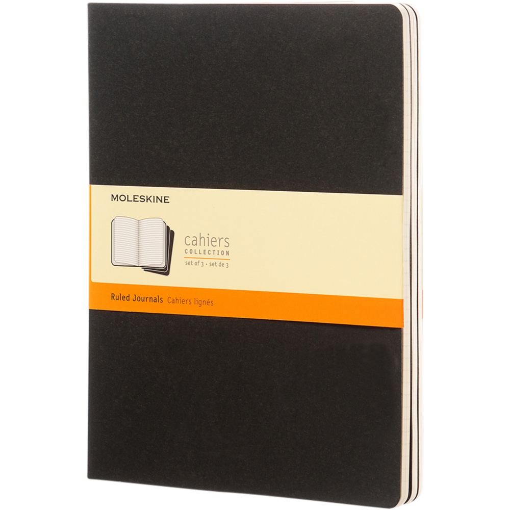 Logotrade mainoslahjat ja liikelahjat tuotekuva: Moleskine Cahier Journal-muistivihko, XL-koko - viiva