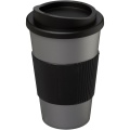 Americano® 350 ml eristetty muki oterenkaalla, Hopea / tasainen musta