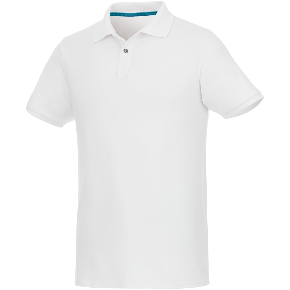 Logo trade liikelahja mainoslahja tuotekuva: Beryl short sleeve men's organic recycled polo