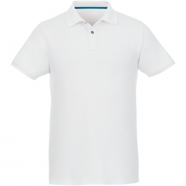 Logo trade mainoslahja ja liikelahja tuotekuva: Beryl short sleeve men's organic recycled polo