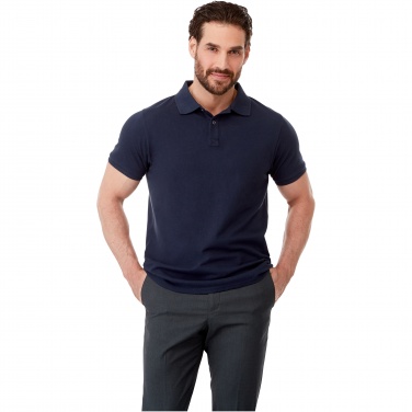 Logotrade mainoslahja tuotekuva: Beryl short sleeve men's organic recycled polo